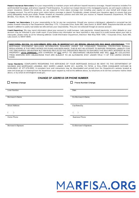 Blank Paraguay Banco Continental S.A.E.C.A. mortgage statement in Word and PDF formats 3 example